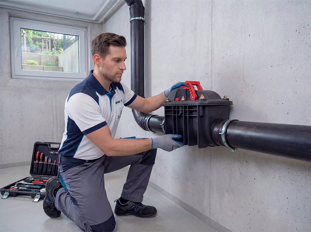 Rückstausicherung und Rückstauschutz installieren – Rohr-Fix Göppingen